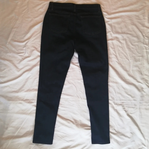 Eileen Fisher Organic Cotton Dark Wash Skinny Jeans 6 - Picture 8 of 14